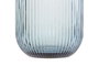 DKD Home Decor Set de 6 Vasos de Cristal Rayado Azul 240ml