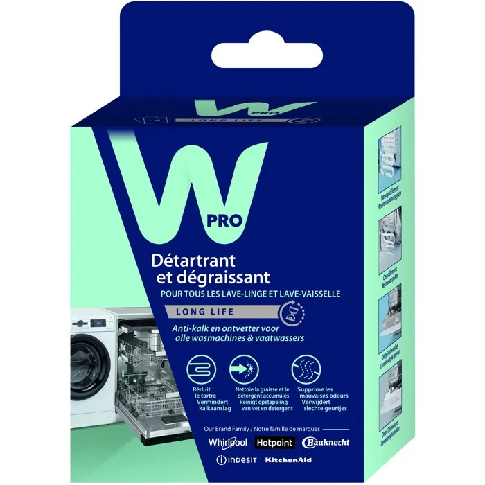 Wpro Descalcificador 3 en 1 DES616 para lavadora y lavavajillas - 6 sobres de 50g Wpro Descalcificador 3 en 1 DES616 para lavadora y lavavajillas - 6 sobres de 50g