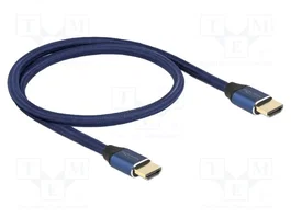 DeLOCK Cable HDMI Ultra High Speed 48 Gbps 8K 60 Hz Azul 0,5 m