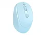 Q-connect Ratón Óptico Inalámbrico 2.4GHz USB, 800/1200/1600 DPI Ajustable, Azul Claro, Compatible con Windows y Mac