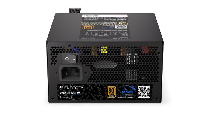 Endorfy Vero L6 550W 80 PLUS Bronze ATX Negro