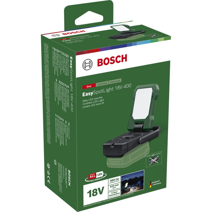 Bosch EasySpotLight 18V-400 Lámpara de Trabajo LED