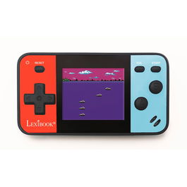 Lexibook Consola Portátil Mini Cyber Arcade - Pantalla 1.8'' - 150 Juegos Clásicos 8 bits - Volumen Ajustable - Diseño Bolsillo