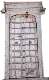DKD Home Decor Puerta Antigua Teca 75x30x210 Natural Pieza Única