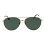 Polaroid PLD-4142-G-S-X-60PEFUC Gafas de Sol Unisex Doradas con Cristal Verde Polarizado