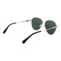 Polaroid PLD-4142-G-S-X-60PEFUC Gafas de Sol Unisex Doradas con Cristal Verde Polarizado