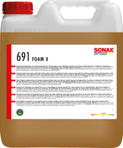 Sonax SX06916000 Limpiador De Espuma Activo Alcalino Para Lavado Mecánico De Vehículos En Pórticos Y Túneles De Lavado Con Gran Fuerza Limpiadora Y Elimina Insectos Sonax SX06916000 Limpiador De Espuma Activo Alcalino Para Lavado Mecánico De Vehículos En Pórticos Y Túneles De Lavado Con Gran Fuerza Limpiadora Y Elimina Insectos