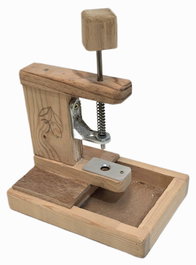 TALOX Máquina Sacador Huesos Aceitunas Madera 20x14 cm Alto 26cm