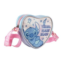 Cerdá Bolso Corazón Stitch Disney Rosa