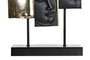 DKD Home Decor Figura de Buda en Resina y MDF, Set de 2 unidades