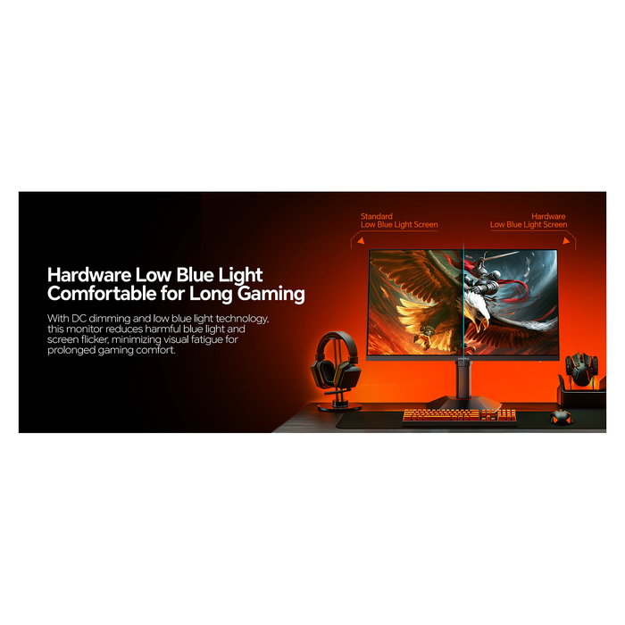 Koorui G2741L Monitor Gaming 4K UHD 68,6 cm (27 Pulgadas) IPS 1ms 160Hz Negro