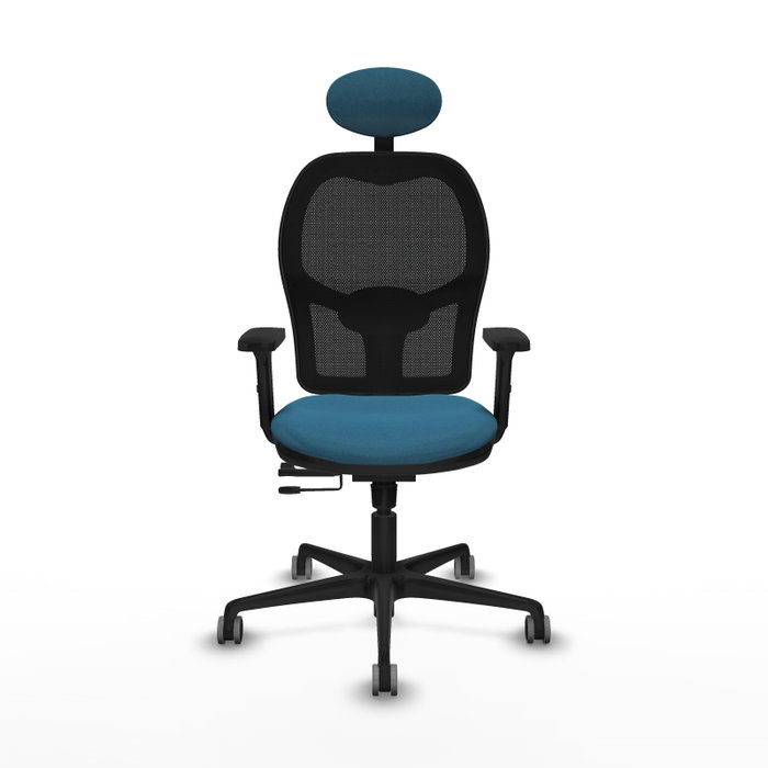 PIQUERAS Y CRESPO Silla de oficina Jorquera con mecanismo Sincro/Traslack Verde petróleo PIQUERAS Y CRESPO Silla de oficina Jorquera con mecanismo Sincro/Traslack Verde petróleo