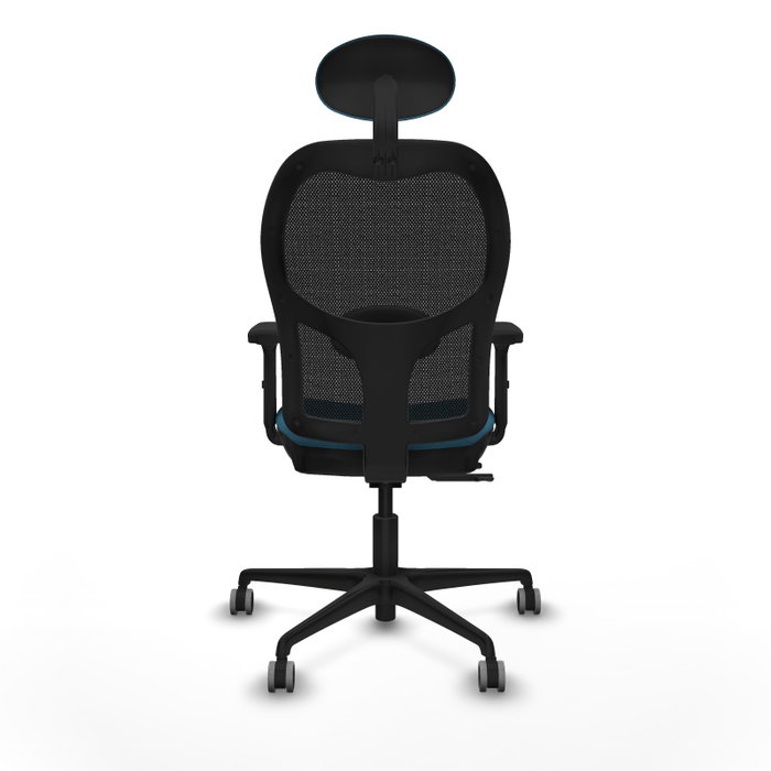 PIQUERAS Y CRESPO Silla de oficina Jorquera con mecanismo Sincro/Traslack Verde petróleo PIQUERAS Y CRESPO Silla de oficina Jorquera con mecanismo Sincro/Traslack Verde petróleo