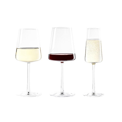 Summa Copa de Mesa Rhone para Vino o Agua, Cristal, 210 mm de Alto, 40 cl de Capacidad, Diámetro 85 mm, Borde Fino (Set de 6)