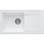 Stradour EINNA Fregadero Construido en SMC, Acabado Blanco Uni-17, 1 Recipiente, Dimensiones 78 x 43.5 cm