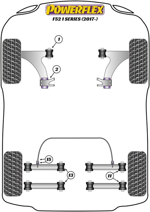 Powerflex Silentblock de Brazo Delantero