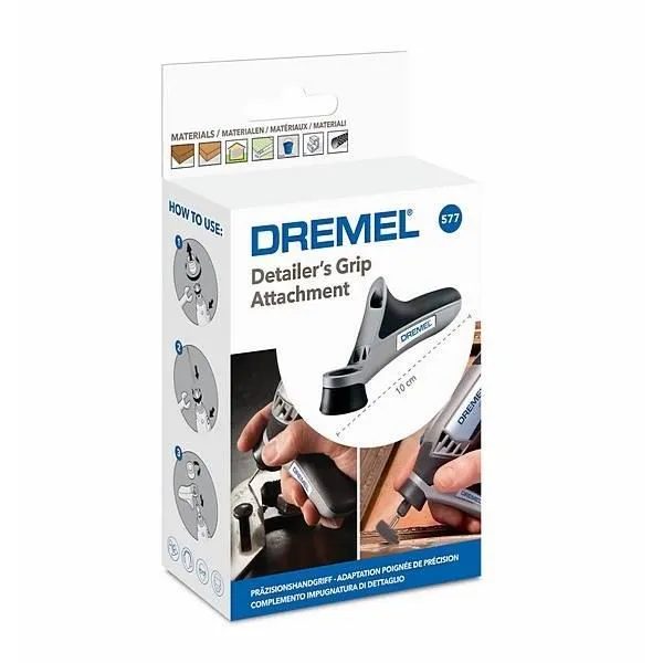 Dremel Mango de Precisión 577 Adicional para Multiherramienta con Plantilla y Cortador de Grabado