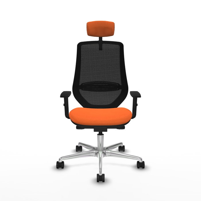 PIQUERAS Y CRESPO Silla de oficina Mardos Naranja y Negro PIQUERAS Y CRESPO Silla de oficina Mardos Naranja y Negro