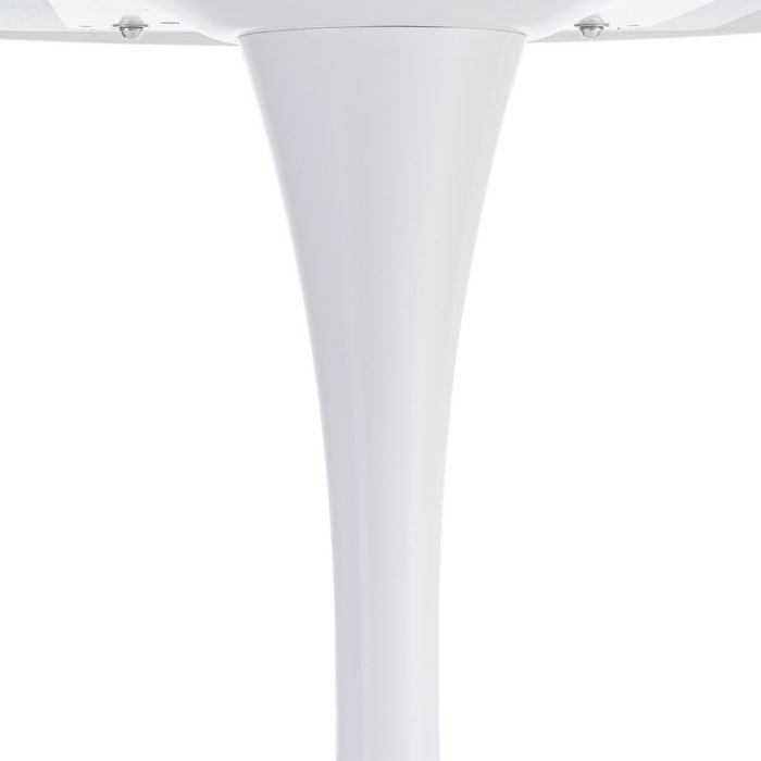 Mesa Comedor Blanco Piedra Sinterizada 100 X 100 X 75 cm
