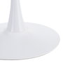 Mesa Comedor Blanco Piedra Sinterizada 100 X 100 X 75 cm