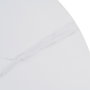 Mesa Comedor Blanco Piedra Sinterizada 100 X 100 X 75 cm