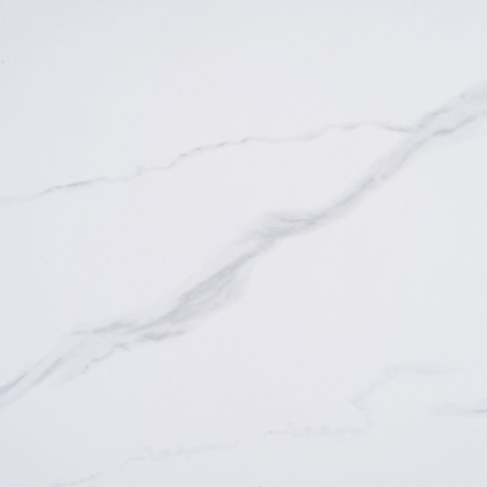 Mesa Comedor Blanco Piedra Sinterizada 100 X 100 X 75 cm