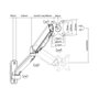 Equip Soporte de pared para monitor 17-32 pulgadas, VESA 100x100, Negro