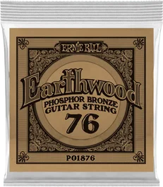 Ernie Ball Cuerda Acústica Earthwood Phosphor/Bz .076 (Set de 6) (Set de 6)