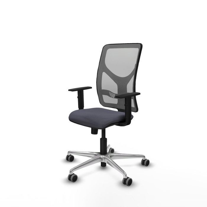 PIQUERAS Y CRESPO Silla de oficina Motilla con mecanismo Sincro Gris