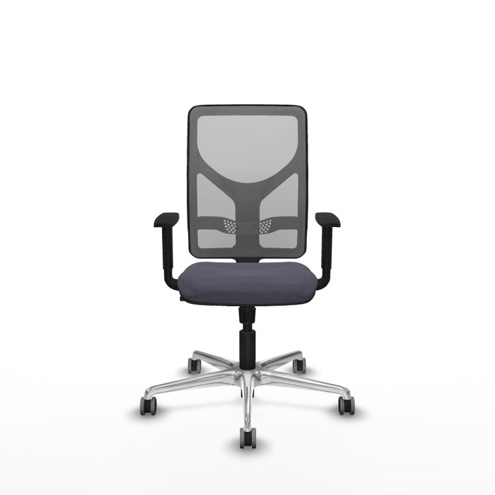 PIQUERAS Y CRESPO Silla de oficina Motilla con mecanismo Sincro Gris