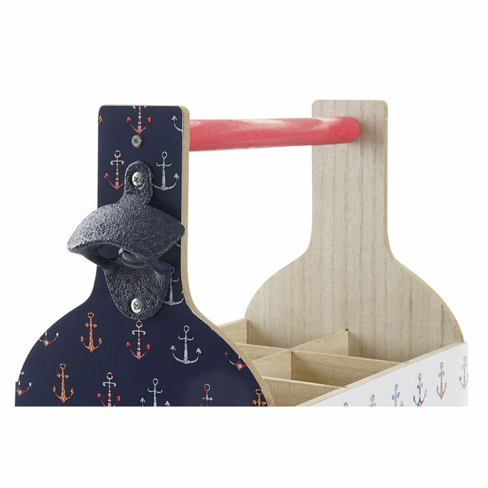 DKD Home Decor Portavasos MDF Costa Peces, Surtido de 2 Unidades