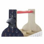 DKD Home Decor Portavasos MDF Costa Peces, Surtido de 2 Unidades