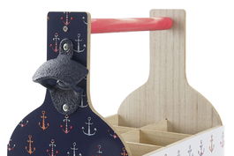 DKD Home Decor Portavasos Mediterraneo Multicolor 16.5 x 25.5 x 27 cm (2 Unidades)