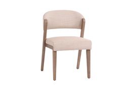 DKD Home Decor Silla de Fresno y Poliéster