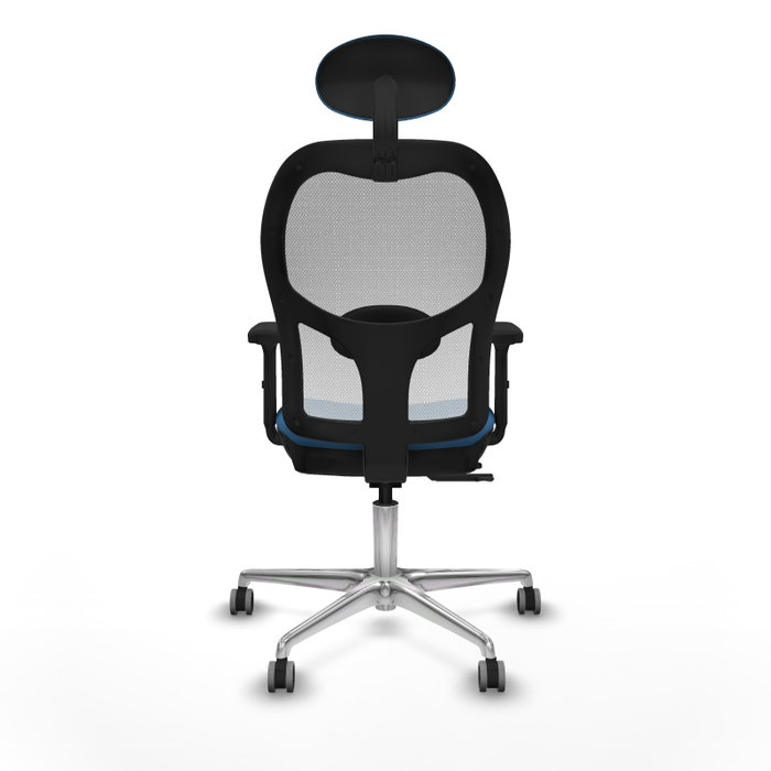 PIQUERAS Y CRESPO Silla de oficina Jorquera con mecanismo Sincro/Traslack Azul claro y Blanco PIQUERAS Y CRESPO Silla de oficina Jorquera con mecanismo Sincro/Traslack Azul claro y Blanco