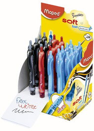 Boligrafo Rt. Maped Freewriter Ball Expositor De 24