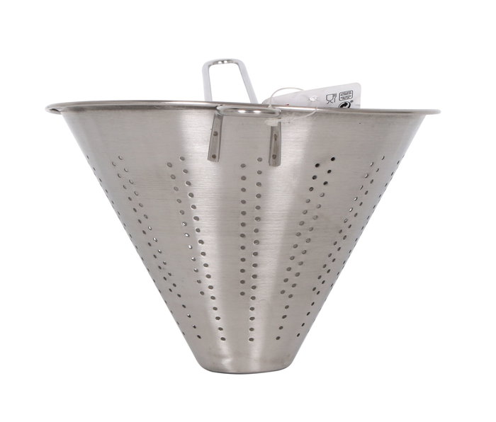 Quttin Colador Chino 20 cm, Modelo # (F)-48, Diámetro 20.5 cm, Peso 15.36 kg (12 Unidades)