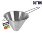 Quttin Colador Chino 20 cm, Modelo # (F)-48, Diámetro 20.5 cm, Peso 15.36 kg (12 Unidades)