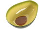 DKD Home Decor Cuencos de Gres Diseño Aguacate Verde y Amarillo (Pack de 2) Unitarios
