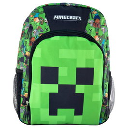 MANENTI Mochila Face Minecraft 40cm Infantil 40x30x15cm