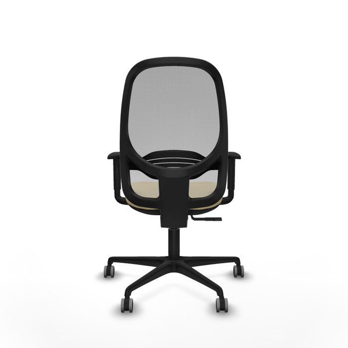 PIQUERAS Y CRESPO Silla de oficina Cilanco con mecanismo Sincro, Crema y Gris PIQUERAS Y CRESPO Silla de oficina Cilanco con mecanismo Sincro, Crema y Gris