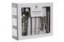 DKD Home Decor Set de Cóctel 5 Piezas Inox 500ml Grabado Plateado
