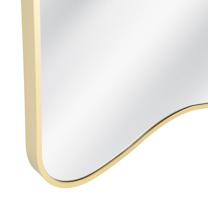 Ixia Espejo Decoración Oro Aluminio 80 x 2,80 x 180 cm