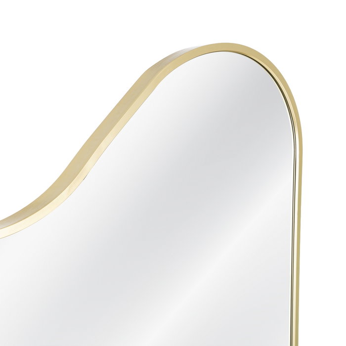 Ixia Espejo Decoración Oro Aluminio 80 x 2,80 x 180 cm