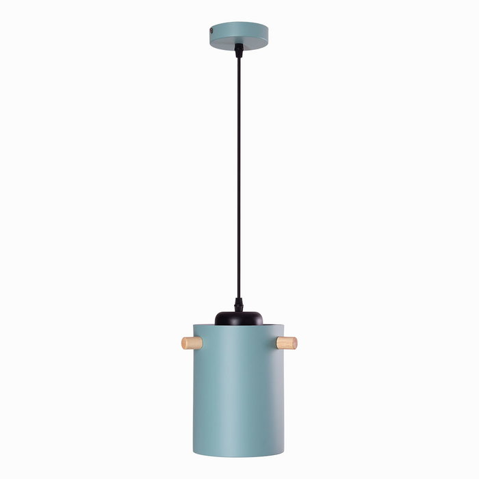 Casa Nordic Lámpara Colgante Dahlia Madera Acero 1xE27 Sin Bombilla Turquesa SKD-P1011-T Casa Nordic Lámpara Colgante Dahlia Madera Acero 1xE27 Sin Bombilla Turquesa SKD-P1011-T