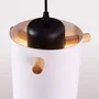 LaMarca Lámpara Colgante Metal y Madera "Dahlia" Modelo SKD-P1011-T con Cable Regulable en Altura