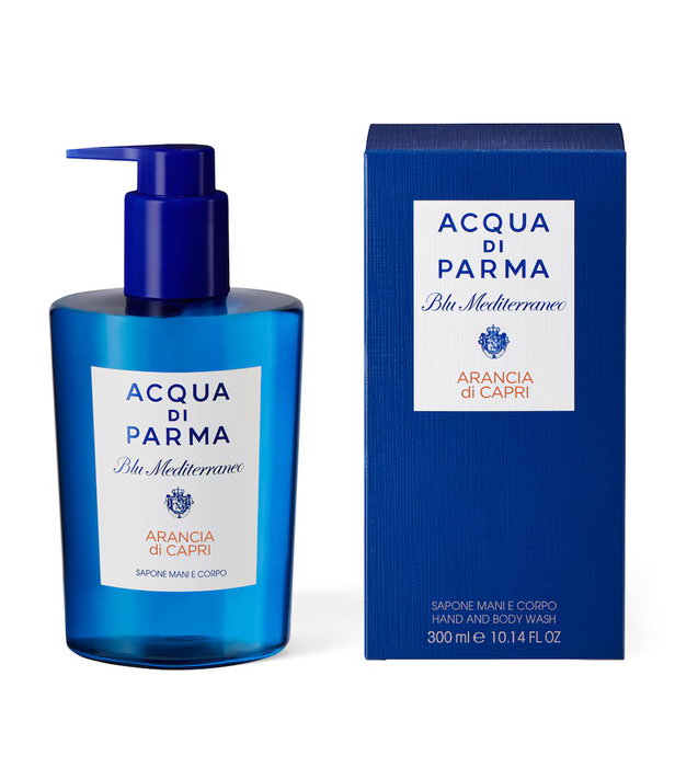 Acqua di Parma Blu Mediterraneo Arancia di Capri Jabón líquido para Cuerpo y Manos 300 ml Acqua di Parma Blu Mediterraneo Arancia di Capri Jabón líquido para Cuerpo y Manos 300 ml