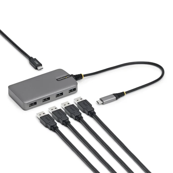 Hub usb-c de 4 puertos usb-a - 5gbps - alimentado por el bus Hub usb-c de 4 puertos usb-a - 5gbps - alimentado por el bus