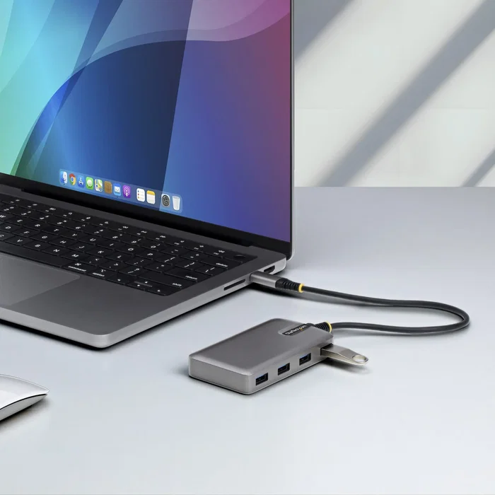Hub usb-c de 4 puertos usb-a - 5gbps - alimentado por el bus Hub usb-c de 4 puertos usb-a - 5gbps - alimentado por el bus