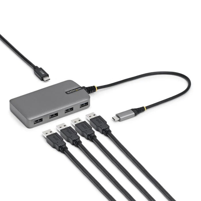 Hub usb-c de 4 puertos usb-a - 5gbps - alimentado por el bus Hub usb-c de 4 puertos usb-a - 5gbps - alimentado por el bus